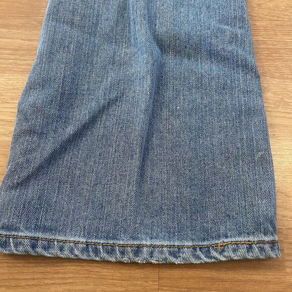 Levi’s Jeans Low Slouch Flare Distressed Women’s 7/M Preppy Y2K pants - Picture 10 of 12